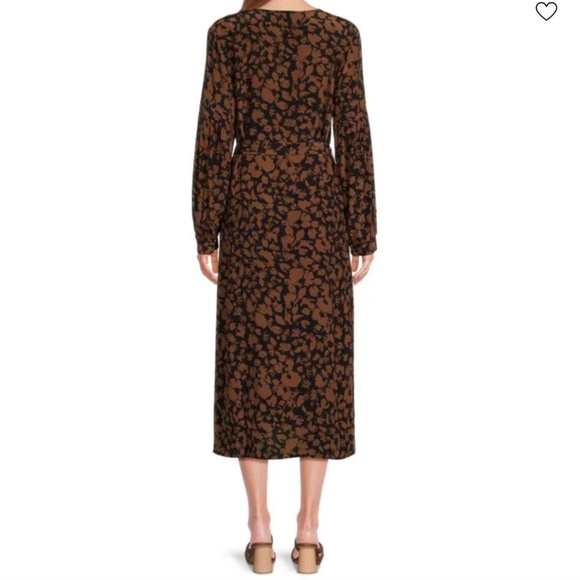 RAILS Fabian Midi Dress, Floral Print, Black & Brown,  XS - Picture 2 of 5